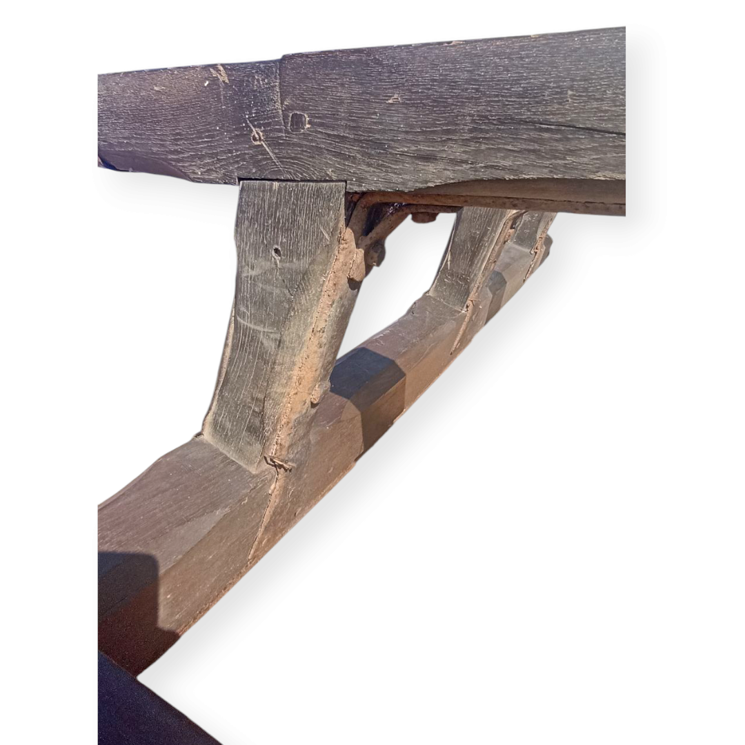 Trineo schlitte madera de roble - Imagen 7