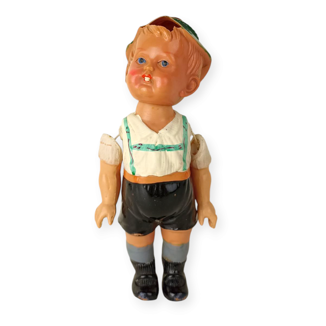 German antique celluloid doll