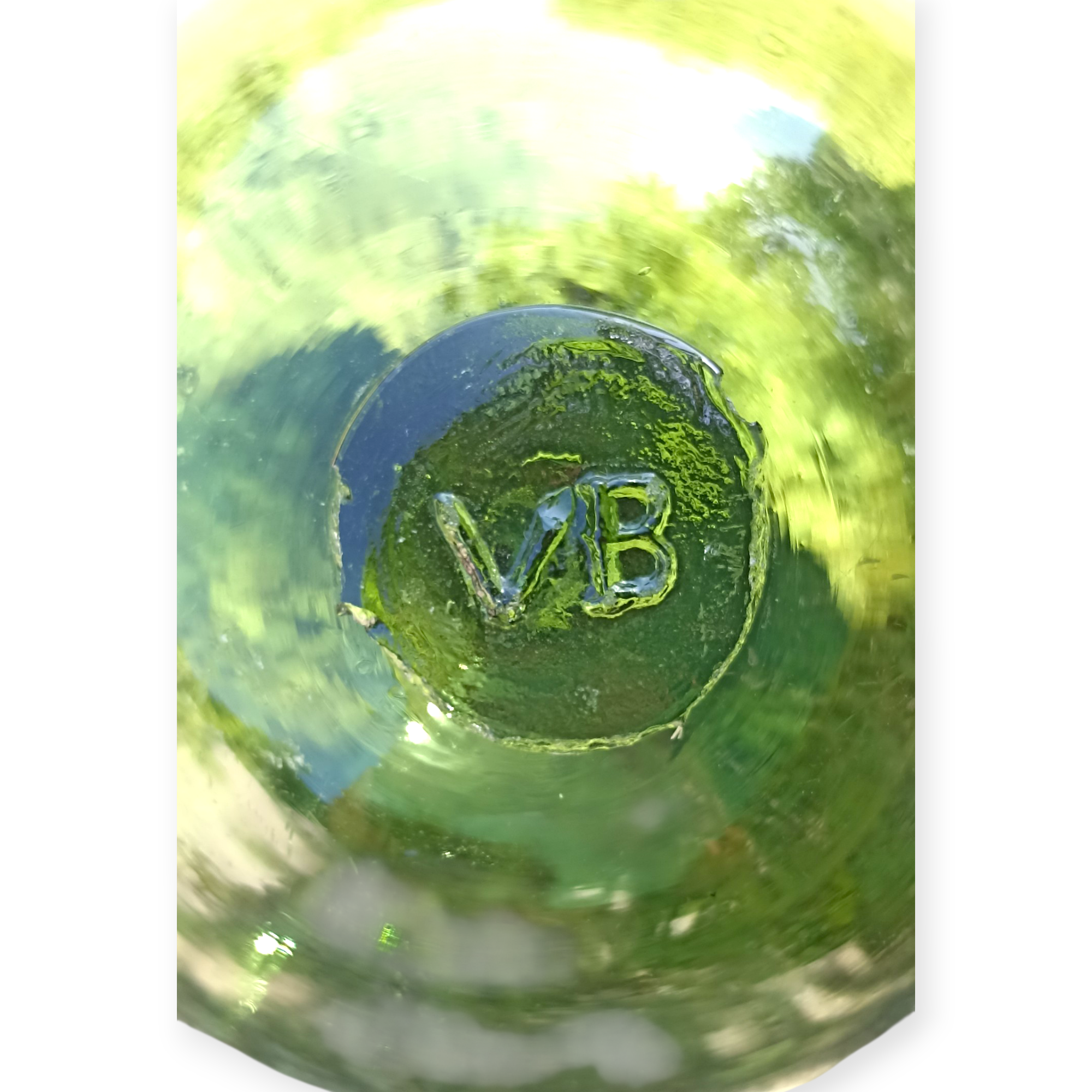 Boya de pesca vidrio soplado verde - Imagen 6