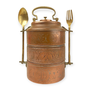 Vintage copper lunchbox