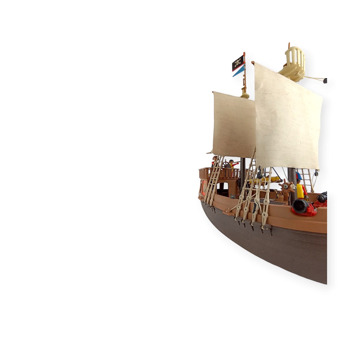 Playmobil Barco Pirata 3550 (Año 1978) - Imagen 12