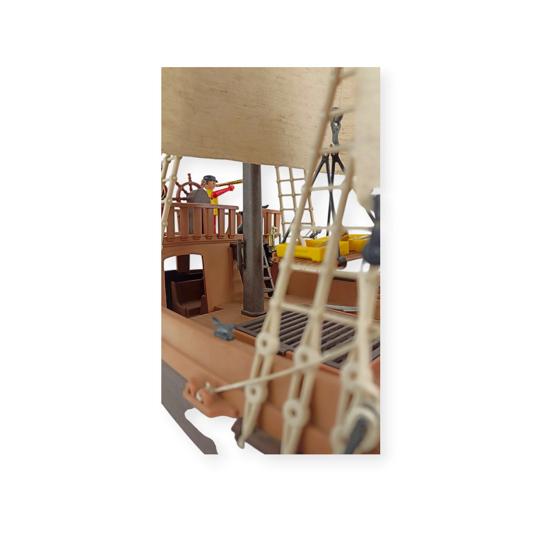 Playmobil Barco Pirata 3550 (Año 1978) - Imagen 13
