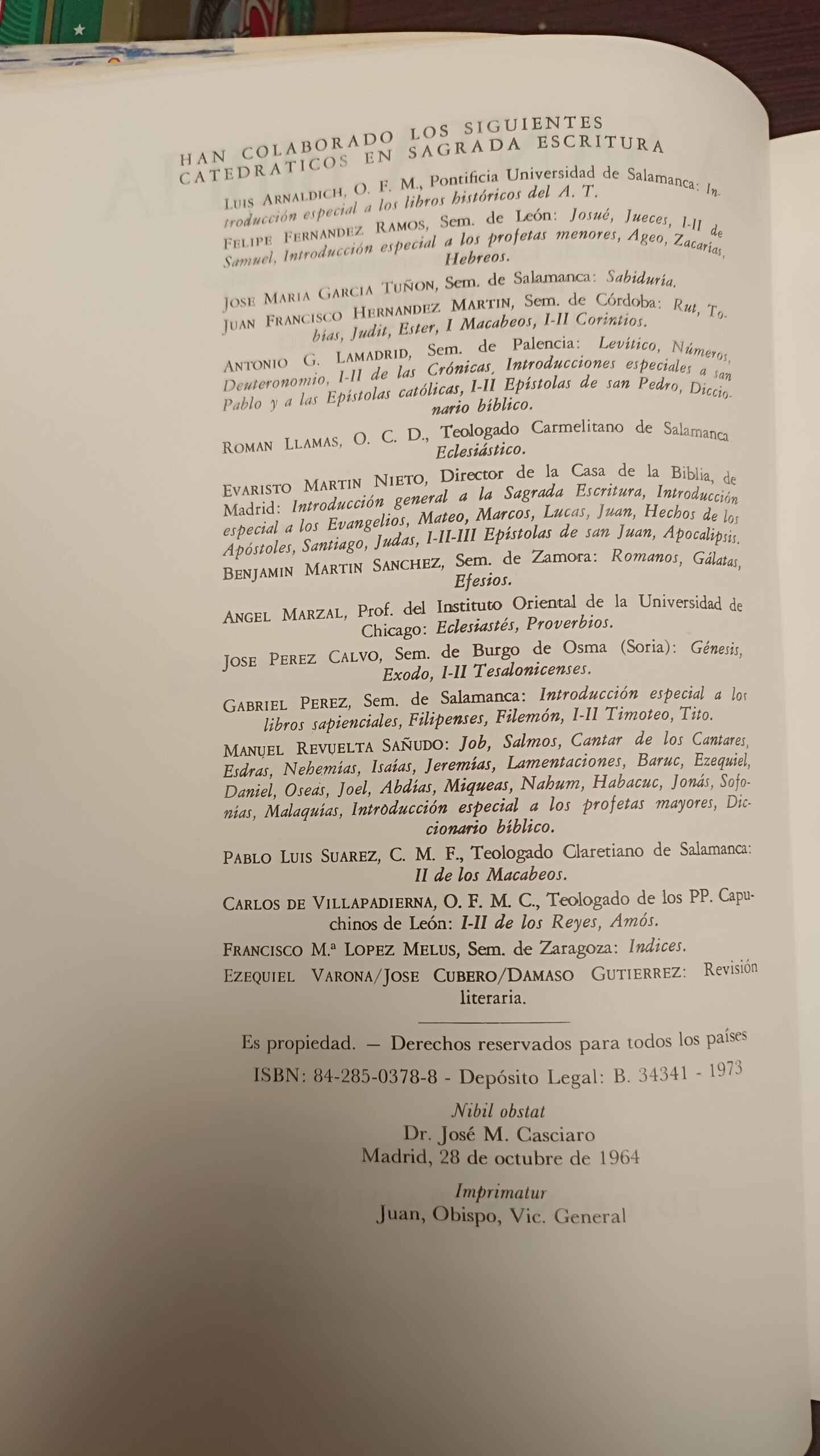 La Santa Bíblia. Edicions Paulinas.1976 - Imatge 14