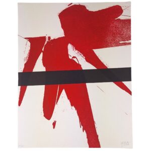 Litografia Luis Feito